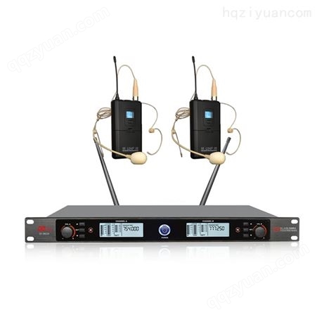 帝琪会议室音响系统设计多媒体安装话筒扩音设备一拖二无线台式会议话筒DI-3802A