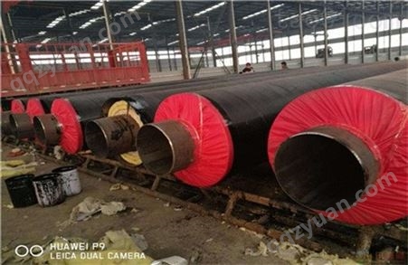 华盾钢套钢蒸汽保温钢管 岩棉保温钢管 硅酸铝蒸汽保温管 厂家生产
