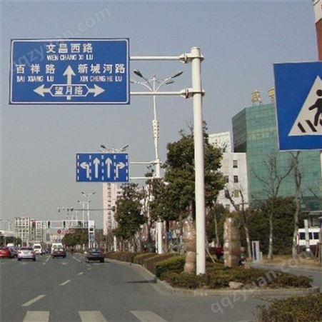 交通标志牌厂家 F型标识牌标志杆 景区高速导向反光公路指示牌