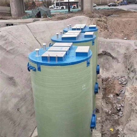 地埋式玻璃钢一体化泵站用于处理提升污水装置市政排水专用