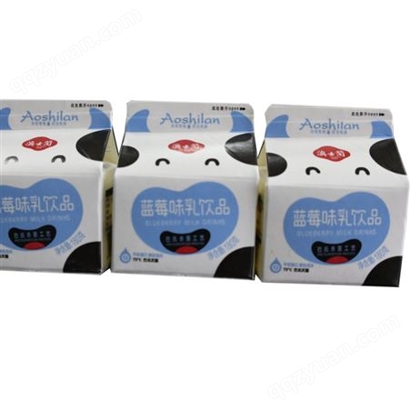 带盖屋顶盒加工 合力包装支持提前订货 牛奶奶油包装盒出售