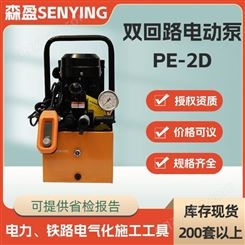 PE-2D双回路电动泵KORT双回路电动液压油泵高压电动油泵液压泵站
