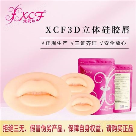 广东金缘美容集团 XCF炫彩坊纹绣半品牌 5D嘟嘟唇 练习唇模真实
