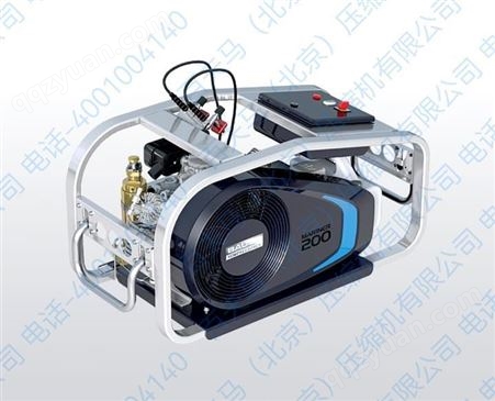 宝华BAUER200高压空压机 进口空气压缩机 潜水消防呼吸气瓶充气泵
