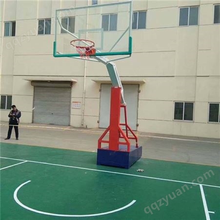 广场移动式三色篮球架 青少年户外篮球用品 恒跃