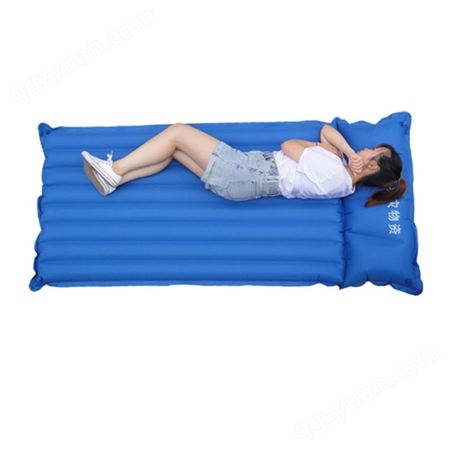 民政救灾充气床垫可折叠单人防潮气垫床野外露营充气睡垫支持定制