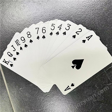 磨砂塑料 防水PVC扑克卡牌 休闲桌游牌定制印刷 万丰扑克