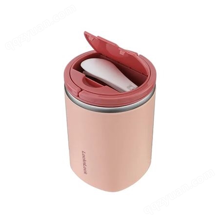 乐扣乐扣304不锈钢保温餐桶(粉色）LCB900PIKFU