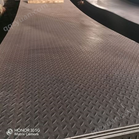 Q345B镀锌花纹板防滑板 规格齐全 防滑扁豆鑫钢板