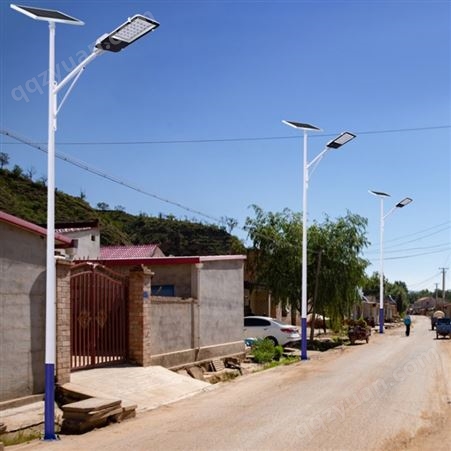 6米8米30W新农村单臂led感应太阳能路灯 户外道路灯