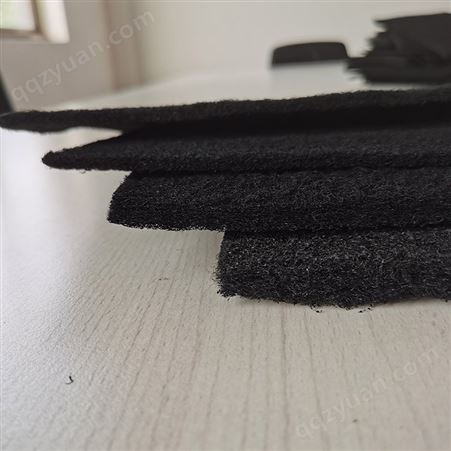 纤维状活性炭滤网 室内空调 黑色活性炭针刺涤纶纤维过滤棉网