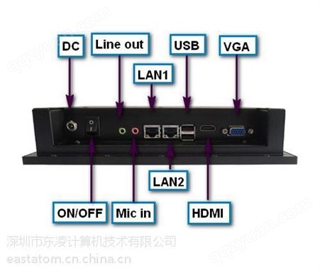 天津8.4寸宽温WIN7/XP系统触摸工业电脑厂家