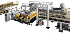 金纬机械EVA/POE/TPO汽车隔音垫生产线
