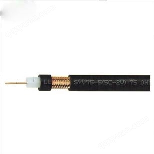 金尼 SYWV75-5同轴电缆 高清闭路有线电视线纯铜双屏蔽电线