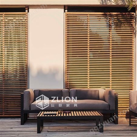 北欧现代简约沙发庭院花园酒店室外阳台创意桌椅茶几组合户外家具