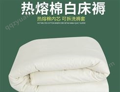 军绿色硬质热熔棉褥子 防潮棉褥单人床褥垫 加厚保暖