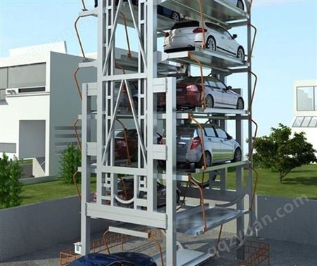 天力智能立体车库 停车位 七层垂直循环库 可安装