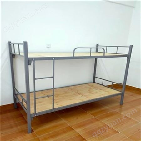 学生铁架床 员工上下铺圆管铁床简约卡扣式组合上下层铁架床定制宿舍双层床  公寓床