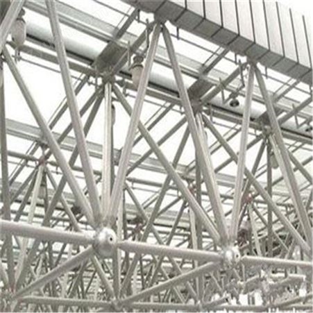 网架结构养殖场拱形干煤棚 可伸缩弧形棚 高度40m 结构稳固