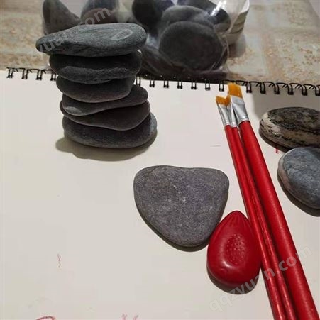 彩绘鹅卵石 DIY手绘扁石头  儿童绘画鹅 卵石