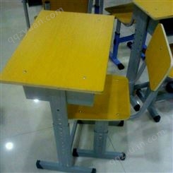 高中学生课堂加厚加大塑钢课桌椅浩威家具