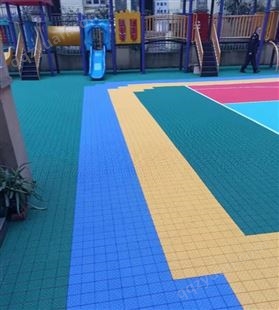 祥盛体育供应篮球场塑胶地板，悬浮拼装地板，幼儿园儿童地板