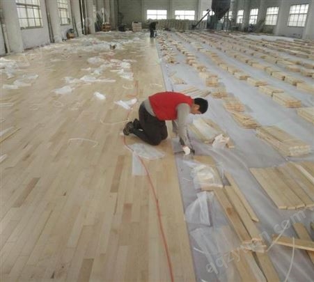 室内篮球馆专用运动木地板 体育地板服务商 祥盛体育