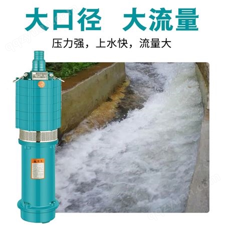 高扬程大流量潜水泵多级泵农用灌溉深井泵小老鼠抽水机喷泉泵220V