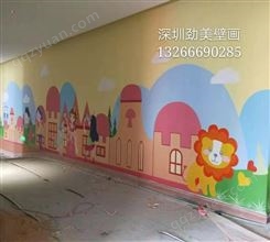 游乐场墙绘集装箱 项目制作完成 深圳劲美墙绘专业绘画十几年