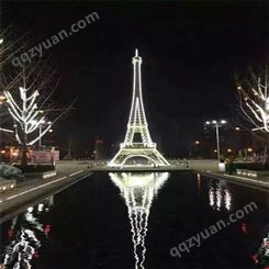 城市标志埃菲尔铁塔出租 铁艺巴黎铁塔出售厂家