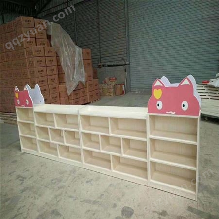 木质柜子 儿童木质柜子 儿童书架组合 幼儿园玩具柜 博康厂家