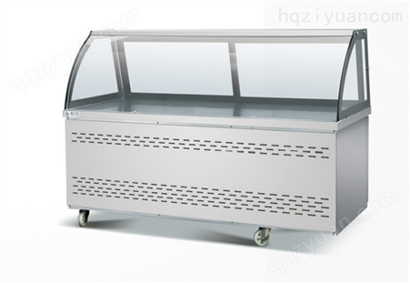 雪立方 JT-1500 阶梯冰台烧烤海鲜展示柜 商用不锈钢 阶梯柜